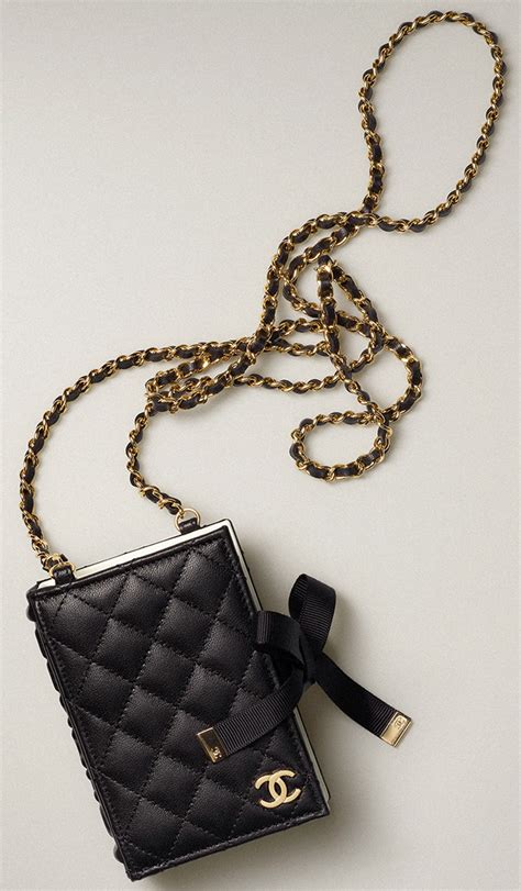 chanel book card holder with chain|Chanel wallet on chain 2024.